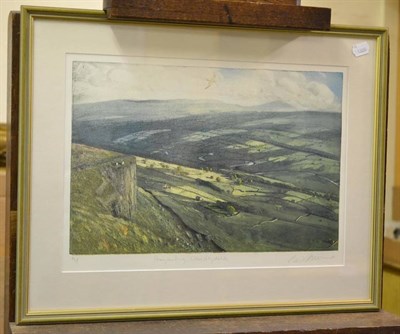 Lot 1008 - Piers Browne (b.1949) 'Haymaking, Wensleydale' Signed and inscribed with title, artist's proof,...