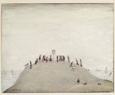 Lot 1027 - After Laurence Stephen Lowry RI (1887-1976) 'The Notice Board' Signed in pencil, with the...