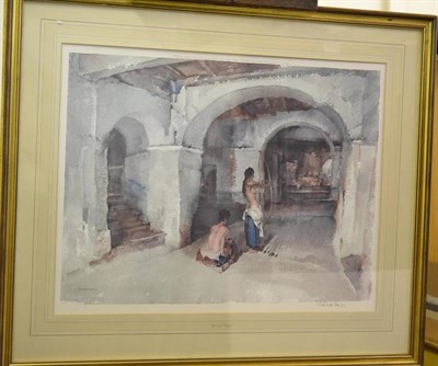 Lot 1033 - After Sir William Russell Flint RA, PRWS, RSW, ROI, RE, NS (1880-1969) 'Unseen Target' Signed...