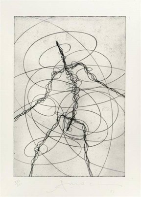 Lot 1038 - Anthony Gormley RA (b.1950) 'Feeling Material' Signed and numbered 229/250, etching, 49.5cm by...