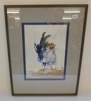 Lot 1063 - Michael Gibbison (b.1937) 'Chinese Cock Bird' Gouache on paper, 31.8cm by 22.5cm  Exhibited:...