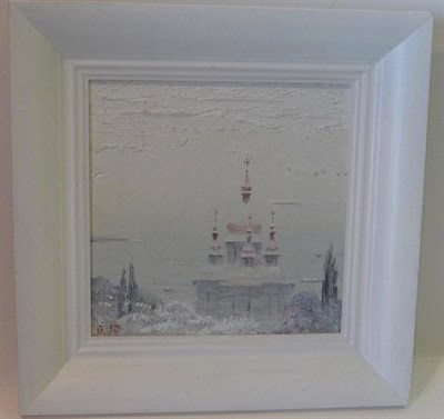 Lot 1135 - Ivan Pylypenko (Contemporary) Ukrainian View of Lavra Pechersk, Monastery Kiev Signed and dated...