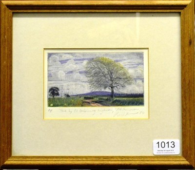 Lot 1013 - Piers Browne (b.1949) 'Here by the Labouring Highway, A.E. Housman' Signed, inscribed with...