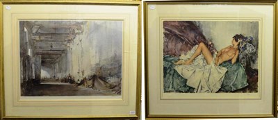 Lot 1037 - After Sir William Russell Flint RA, PRWS, RSW, ROI, RE, NS (1880-1969) 'The White Interior...