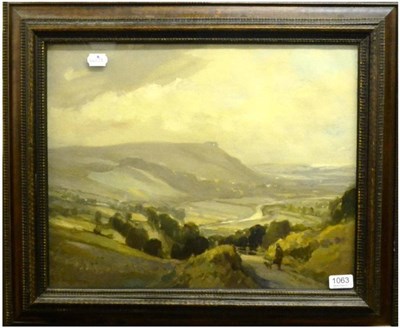 Lot 1063 - William Redworth (1873-1947)  'Souvenir of Richmond' Signed, inscribed verso, pastel, together with