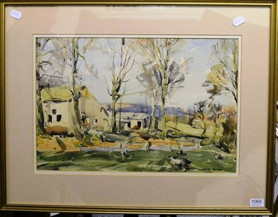 Lot 1065 - Angus Rands PS (1922-1985) 'Bolton Abbey' Signed, watercolour 35.5cm by 53.5cm