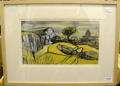 Lot 1078 - Gwilyn Pritchard RCS (b.1931) Welsh 'Penmon Priory' Wales Signed, pastel, 22cm by 39cm  Born in...