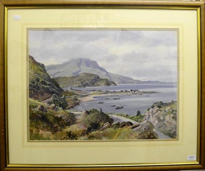 Lot 1081 - Donald M. Shearer (b.1925) 'Near Ullapool, Ardmair Bay', Scotland  Signed, watercolour, 47cm by...