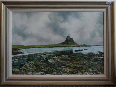 Lot 1143 - John Freeman (20th/21st century) 'Holy Island Lindisfarne' Signed and dated (19)72, oil on...