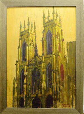 Lot 1166 - William Selby RWS, NEAC, RBA, ROI (b.1933) York Minster Signed, oil on board, 67cm by 45cm