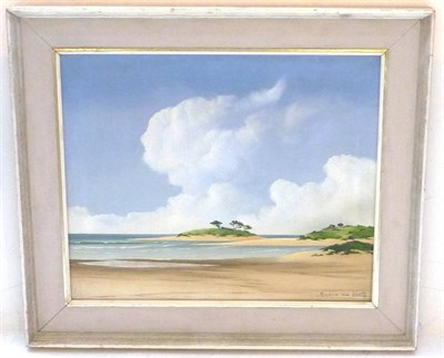 Lot 1175 - Andre de Lievin (pseudonym for Pierre de Clausade) (1910-1976) French 'Arcachon' Signed, oil on...