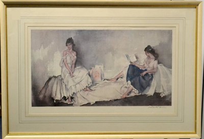 Lot 2028 - After Sir William Russell Flint RA, PRWS, RSW, ROI, RE, NS (1880-1969)  'Interlude' Signed,...