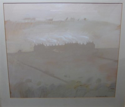 Lot 2062 - Derek H. Wilkinson (1929-2001) Industrial winter landscape Signed and dated 1964, gouache, 51cm...