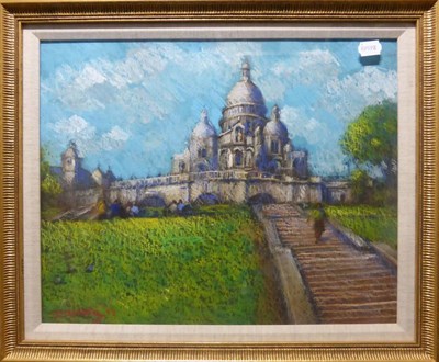 Lot 2076 - John Mackie (b.1955) Monmartre, Paris Signed and dated (19)92, pastel, 39cm by 49cm