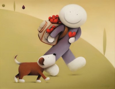 Lot 2094 - Doug Hyde (b.1972) 'Love Hearts' Signed, pastel, 74cm by 101cm  Provenance: DeMontfort Fine Art