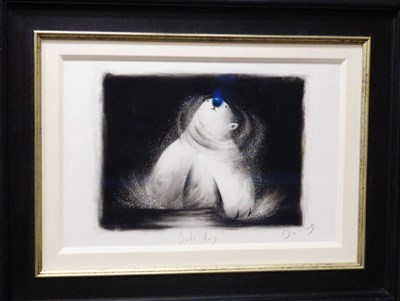 Lot 2097 - Doug Hyde (b.1972) 'Bath Day' Signed, inscribed with title, signed verso, mixed media, 36cm by 55cm