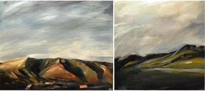 Lot 2105 - Nick Coupland (Contemporary) The Yorkshire Moors Signed, acrylic on canvas together with a...