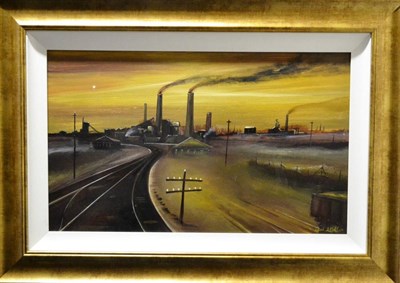 Lot 2146 - Adam Barsby/Millen (b.1969) 'The Goods Line' Signed, acrylic on board, 39cm by 65cm