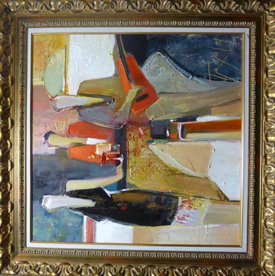 Lot 2188 - # Yuri Tremler (b.1961) Ukrainian Ladies and a musician in a cocktail bar Signed, oil on...