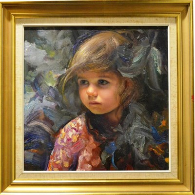 Lot 2194 - # Francisco Masseria (1926-2002) Argentinian/Italian A head and shoulders portrait of a young...