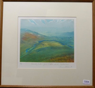 Lot 1004 - Piers Browne (b.1949) 'Wensleydale from Cotter End'  Signed in pencil, inscribed and numbered...