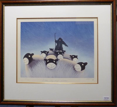 Lot 1018 - After Mackenzie Thorpe (b.1956) 'Blue Sky over Winter' Signed in pencil, inscribed and numbered...