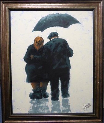 Lot 1035 - After Alexander Millar (b.1950) 'Mam and Dad' Silkscreen on canvas, signed and numbered...