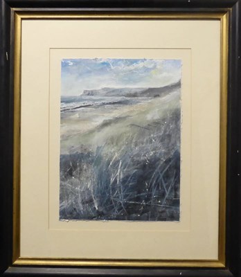 Lot 1049 - David Baumforth (b.1942) 'Marske Beach Looking Towards Saltburn by Sea' Signed, inscribed and dated