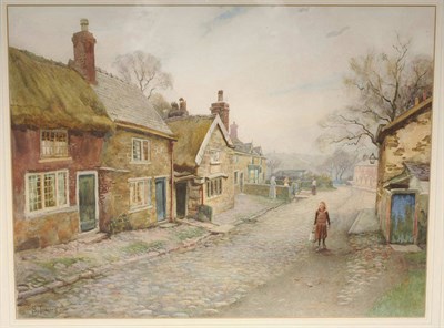 Lot 685 - Samuel Towers RCamA (1862-1943) "The Village of Firwood Fold, the Birth Place of Samuel...