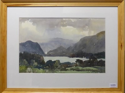 Lot 1055 - Edward Wesson RI, RBA, RSMA (1910-1983) In the Lakes Signed, watercolour, 29cm by 46cm  Sold...