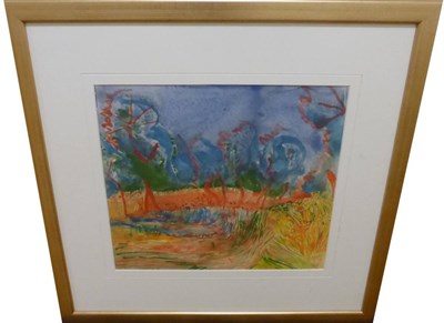 Lot 1061 - Norman Adams RA (1927-2005)  'Spain' Initialled and dated (19)89, pencil and watercolour, 26cm...