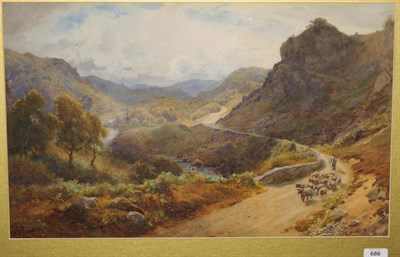 Lot 686 - Samuel Towers RCamA (1862-1943) "Llethyr Valley, South Wales" Signed, inscribed by a later hand...