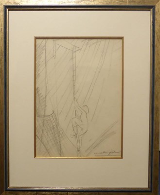 Lot 1066 - Dame Laura Knight RA, RWS, RE, RWA, PSWA, DBE (1877-1970)  'Big Top' Signed, pencil, 35cm by 25.5cm