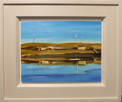 Lot 1099 - Liam Spencer (b.1964) 'Reservoir and Turbines' Signed, inscribed and dated 2010 verso, oil on...