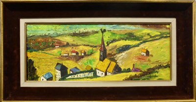 Lot 1120 - Claude Tabet (1924-1979) 'A Plane de Coteaux' Signed and dated 1959, inscribed verso, oil on...