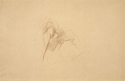 Lot 695 - Jean Louis Forain (1852-1931) French Lesbian Scenes Inscribed with the artist's name on the...