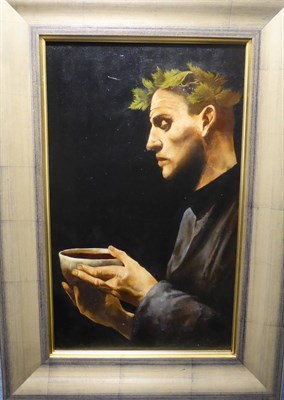 Lot 1154 - Gregory Rankine (Contemporary) Scottish 'Bacchus II' Signed, oil on board, 38cm by 35cm...