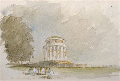 Lot 710 - Sir Hugh Casson CH, KCVO, PRA, RDI, RIBA, RWA (1910-1999) "The Mausoleum, Castle Howard" Signed...