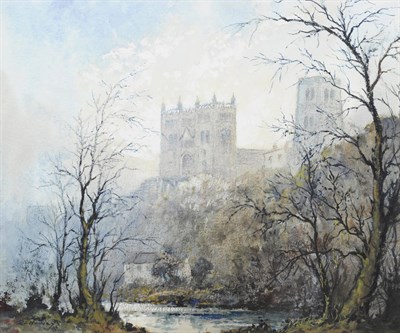 Lot 725 - Robert Leslie Howey (1900-1981) Durham Cathedral from the River Wear Signed, pencil,...