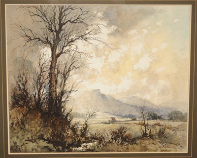 Lot 727 - Robert Leslie Howey (1900-1981) View of Roseberry Topping, Cleveland Signed and dated (19)76,...