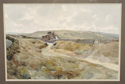 Lot 728 - Joseph Pighills (1902-1984) View at Intake, Howarth Signed, pencil and watercolour, 35.5cm by 53cm