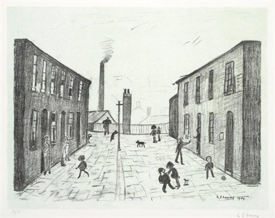 Lot 11 - After Laurence Stephen Lowry RA (1887-1976) ''Francis Terrace, Salford'' Signed and numbered 13/75