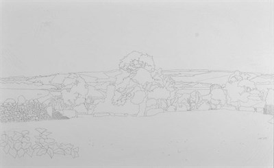 Lot 57 - Mackenzie Thorpe (b.1956) The Garden at Hill House, Hudswell Initialled and dated (19)89, pen...