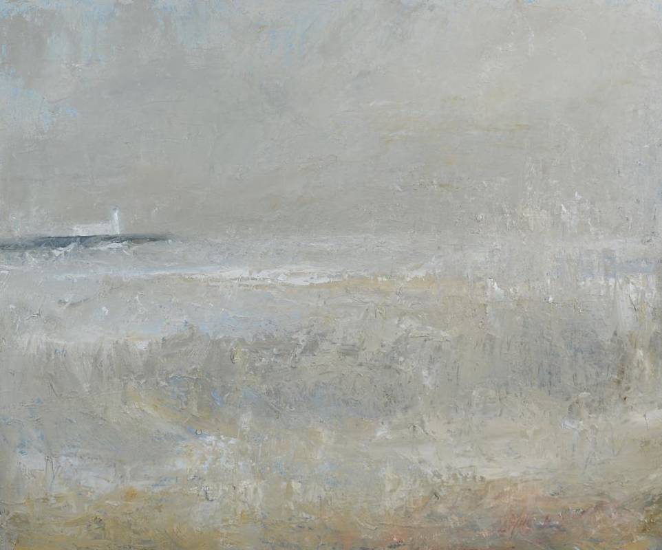 Lot 123 - Philip Charles Turner (b.1949) ''Scarborough: Waves Breaking on South Sands'' 2013 Signed,...