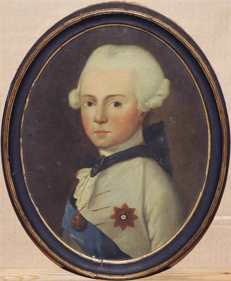 Lot 753 - Continental School (19th century) Portrait of Bonny Prince Charlie, head and shoulders, wearing...