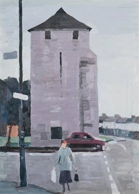 Lot 162 - Jake Attree (b.1950) ''Fishergate Postern Tower, York'' Signed and dated (20)03, oil on board,...