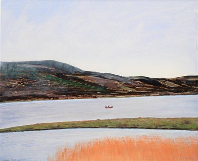 Lot 173 - Peter Brook RBA (1927-2009) ''Three Men'' Signed and inscribed, oil on board, 50cm by 60cm...