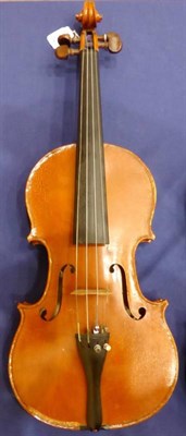 Lot 2000 - A 20th Century English Violin, labelled 'Newark School of Violin Making, Newark Technical...