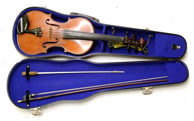 Lot 2009 - A 20th Century French Violin, labelled 'JTL Geronimo Barnabetti, Paris 1904', with a 360mm one...