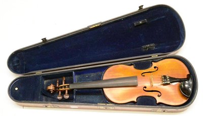 Lot 2041 - A Late 18th / Early 19th Century Violin, possibly French, no label, with a 362mm one piece...